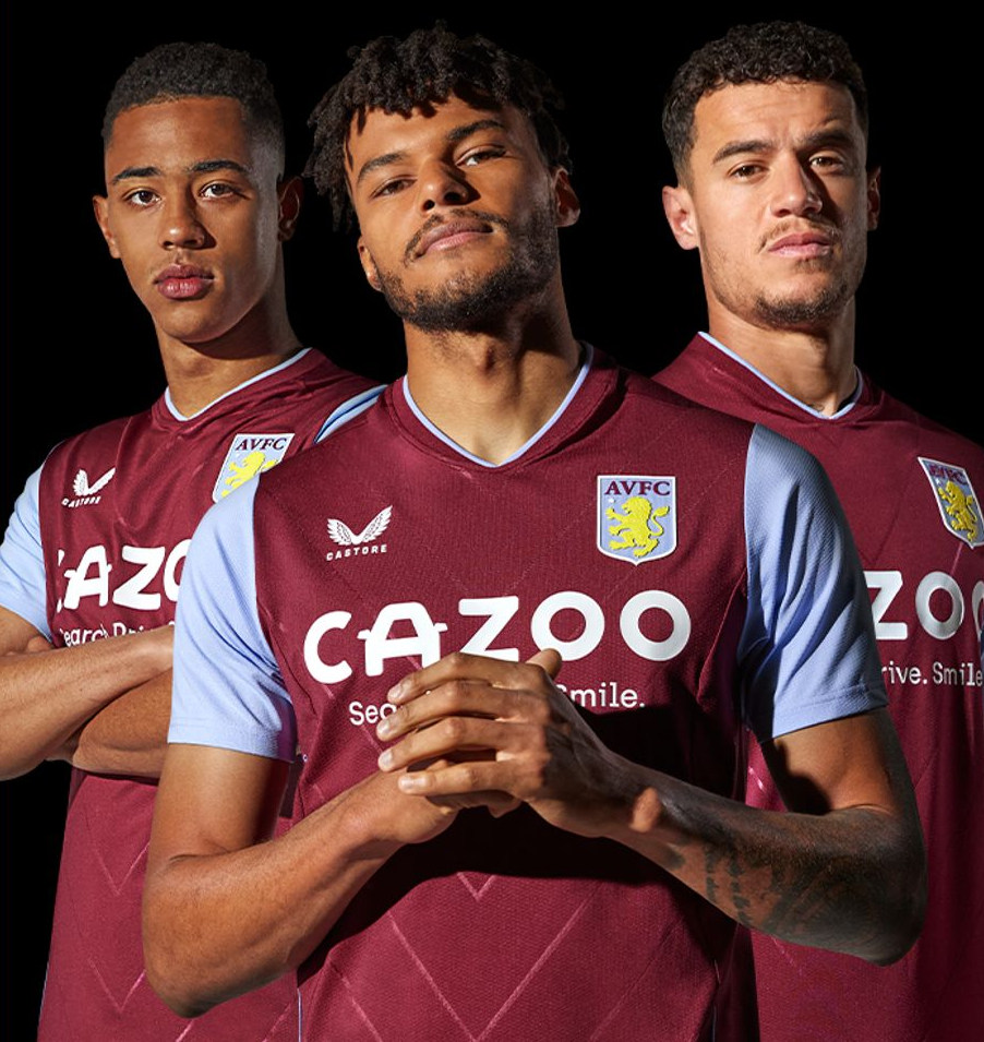 aston villa home kit 2022